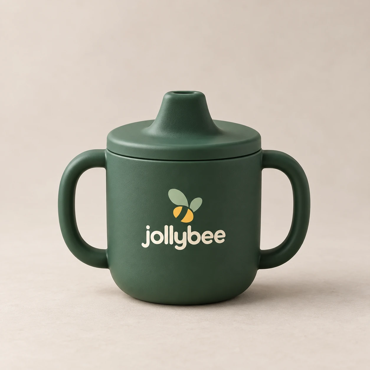 Jollybee two-handle training cup shown on its own